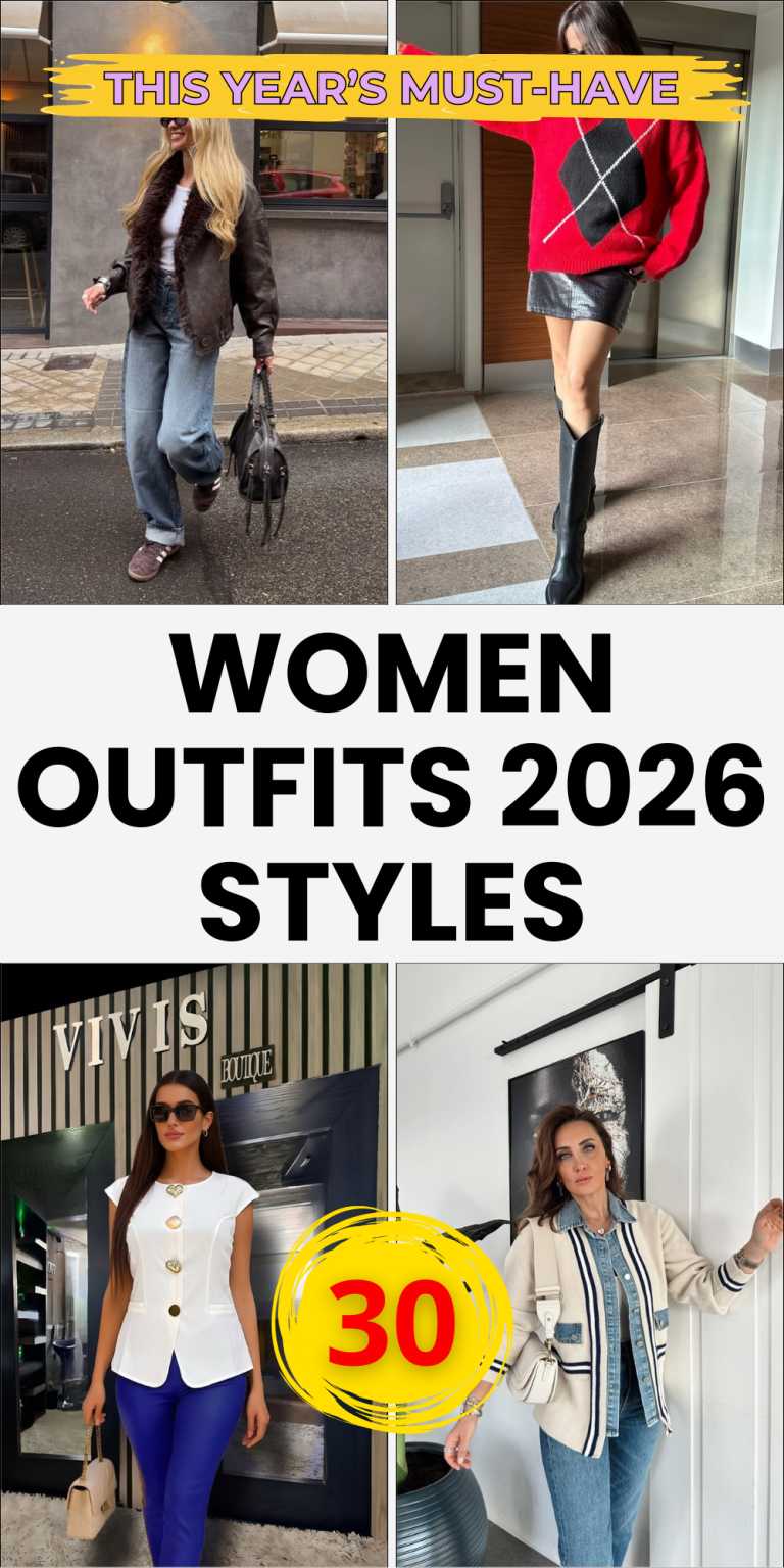 30 Women Outfits 2026 Styles That Redefine Smart Casual, Streetwear and ...