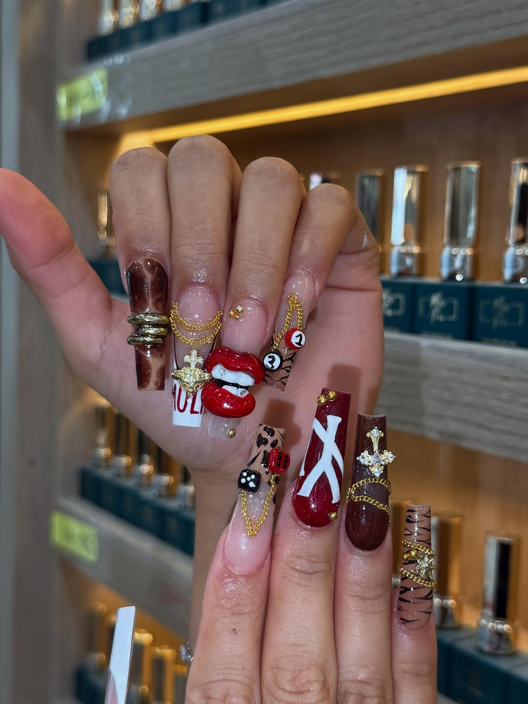 28 Baddie Nails Ideas 2026 Trendy Acrylic And 3D Designs For Bold 2 11 