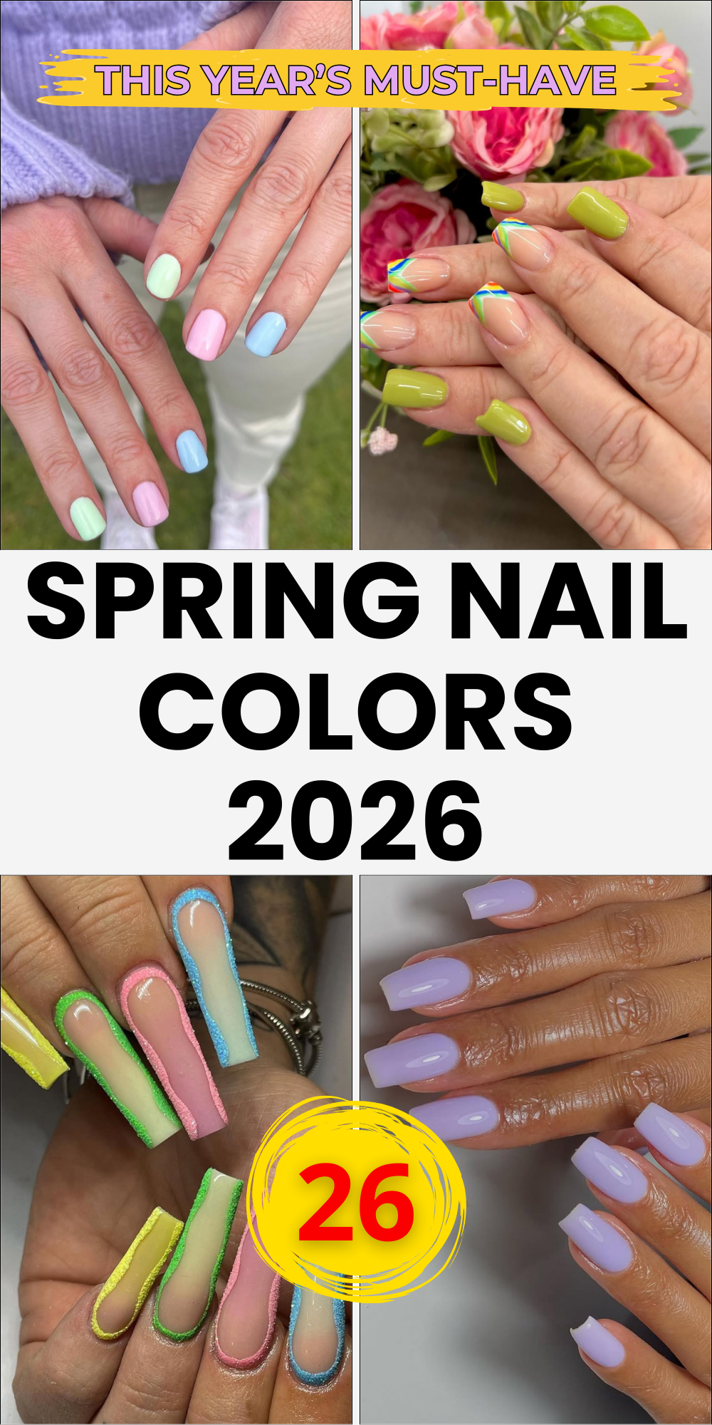 26 Spring Nail Colors 2026 You’ll Want to Try This Season - divagaze.com