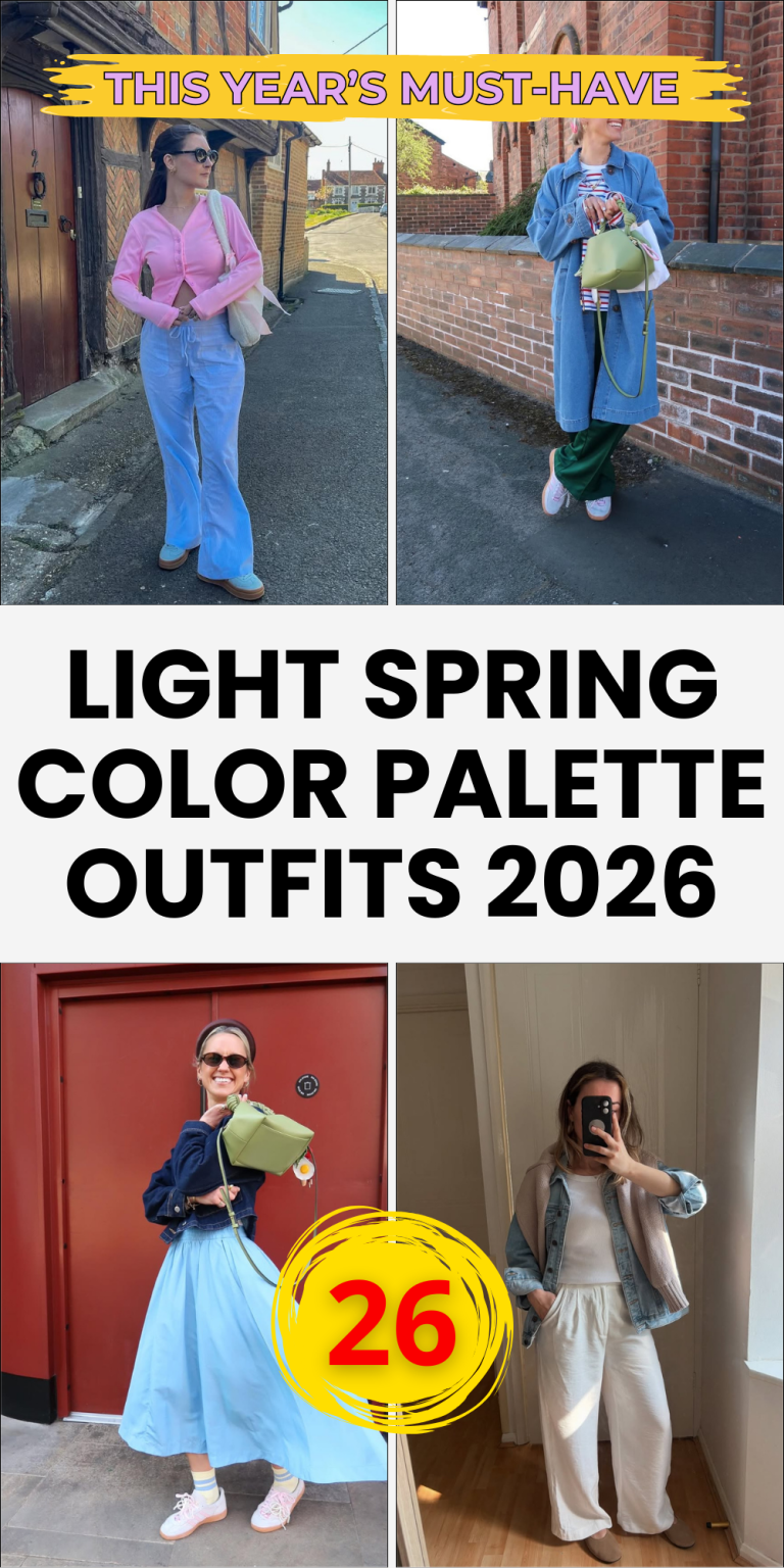26 Light Spring Color Palette Outfits 2026 That Look Fresh, Polished ...