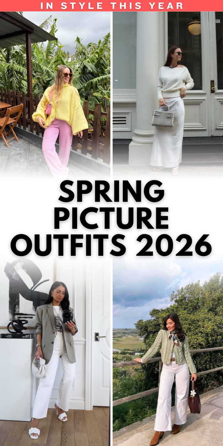 27 Spring Picture Outfits 2026 That Look Effortless, Photogenic, And ...