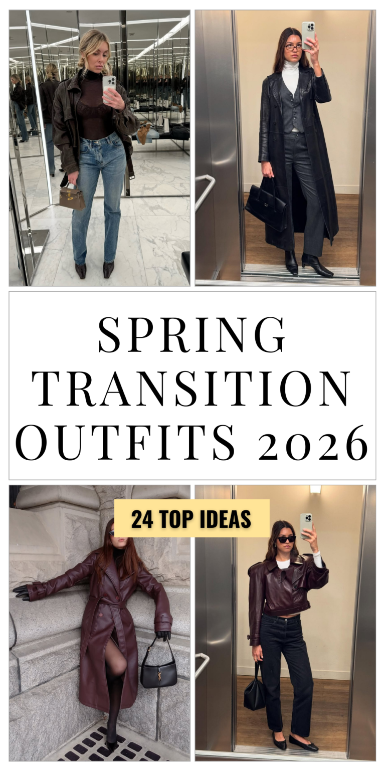 Spring Transition Outfits 24 Spring Transition Outfits 2026 That Make Layering Look Effortless ...