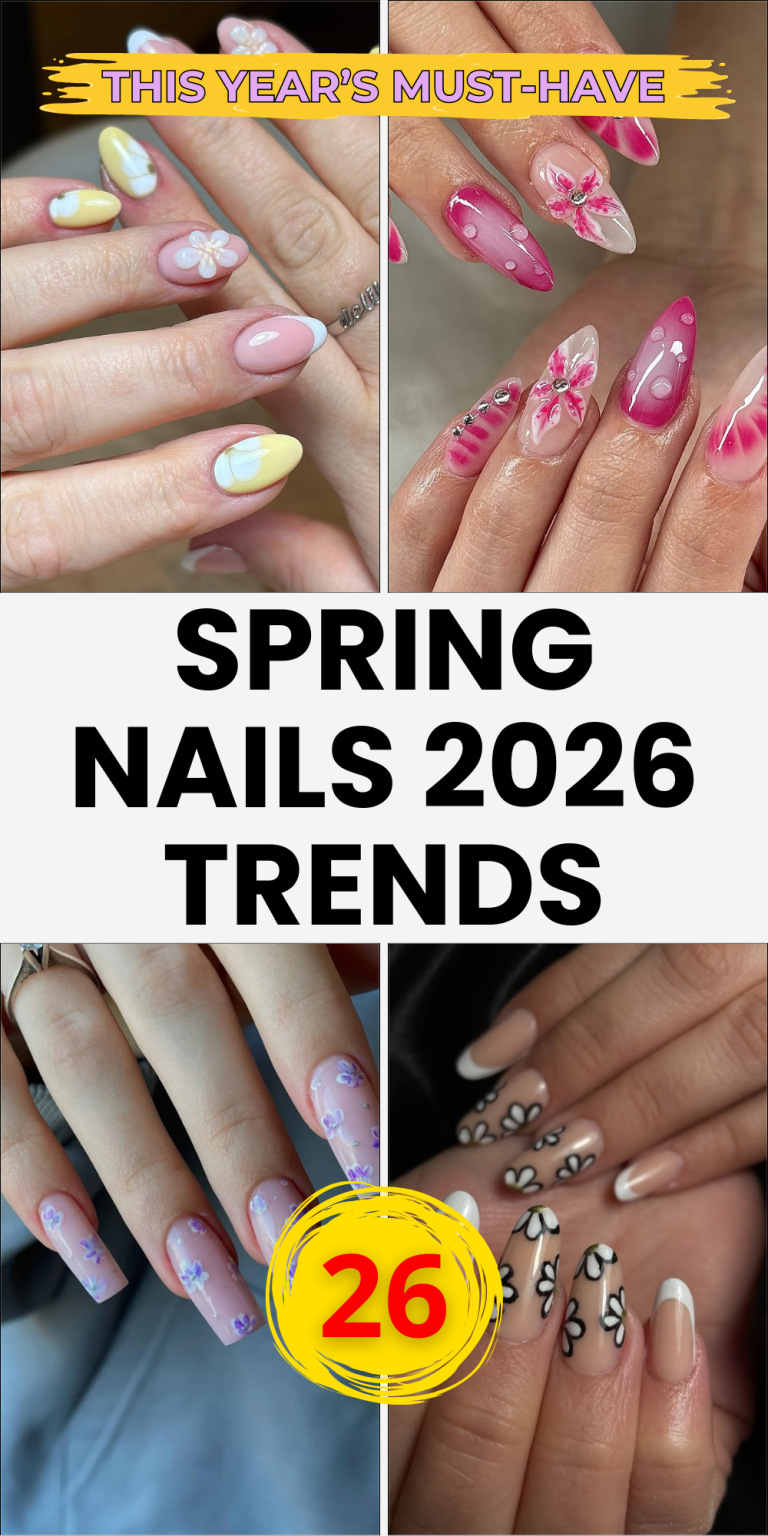 Spring Nails 2026 – 26 Trendy & Pretty Ideas - divagaze.com