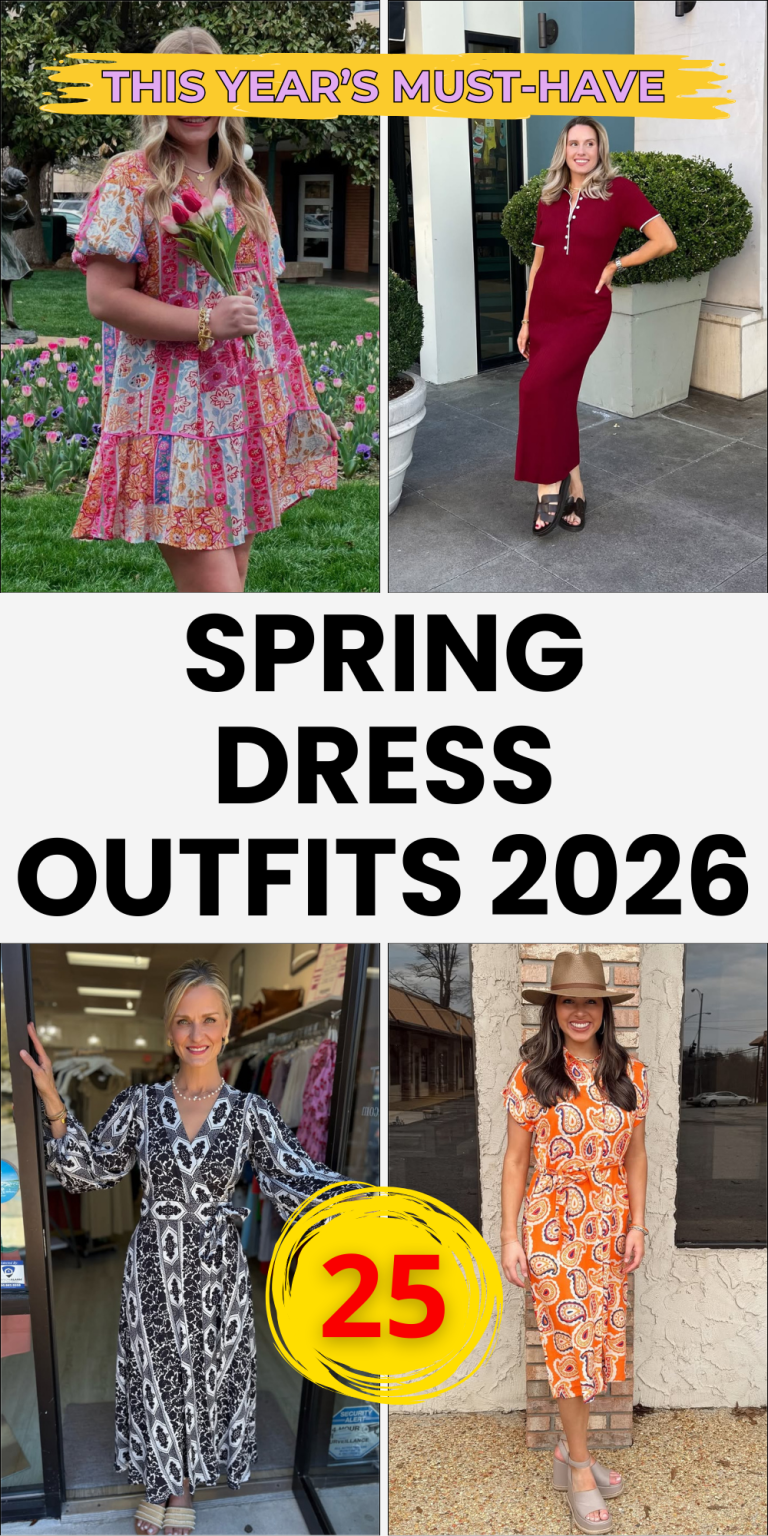 25 Spring Dress Outfits 2026: Chic, Wearable Looks for Real Life ...