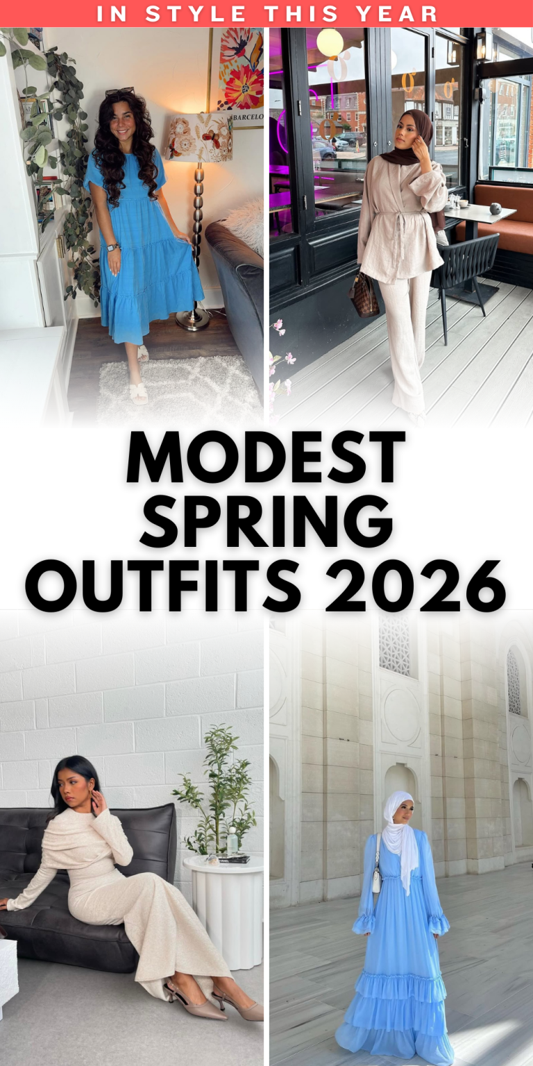 Modest Simple Outfit Spring 25 Modest Spring Outfits 2026 – Elegant, Casual & Classy Outfit Ideas ...