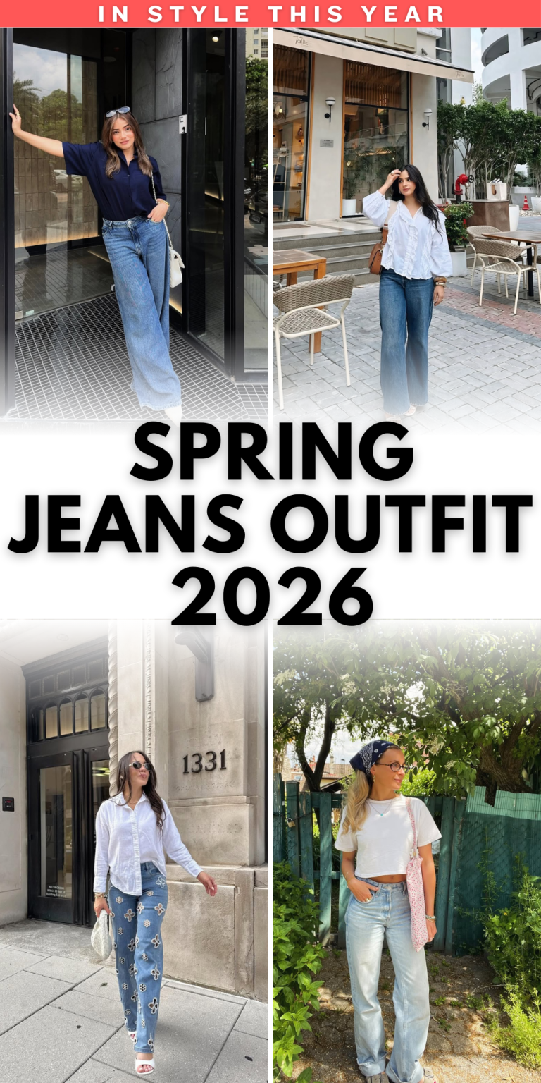 Spring Jeans 25 Spring Jeans Outfit 2026: Casual, Classy & Effortless Denim Ideas ...