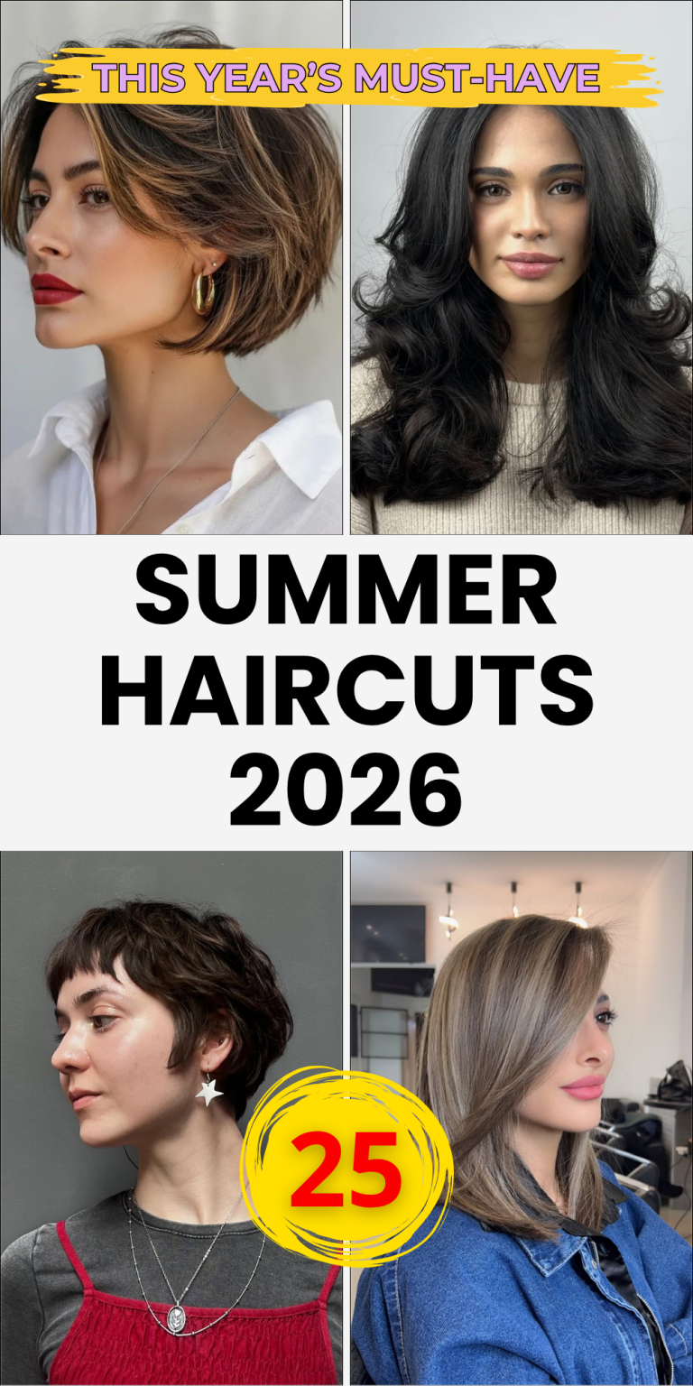 25 Summer Haircuts 2026 for Women Fresh & Stylish - divagaze.com