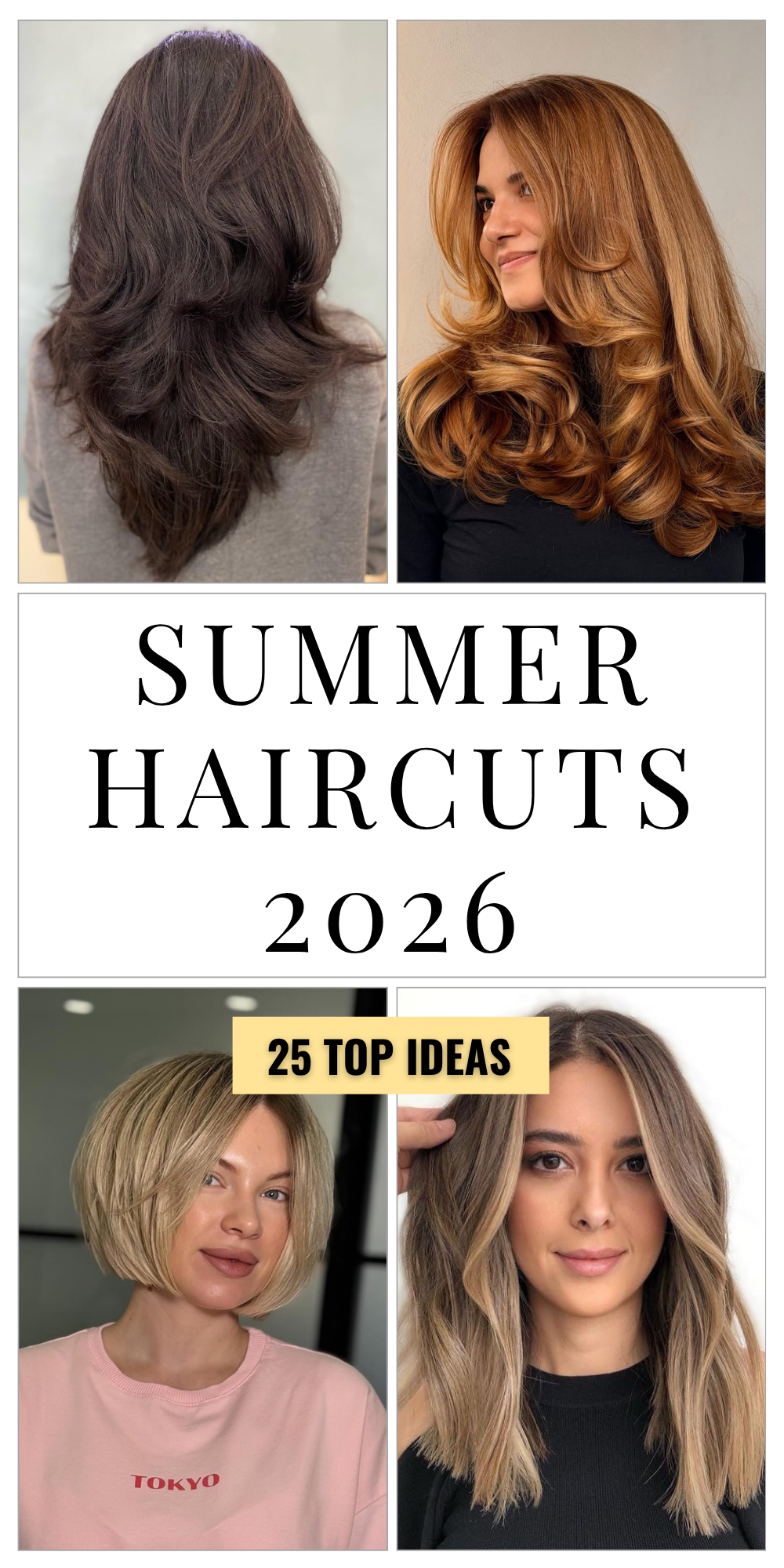 25 Summer Haircuts 2026 for Women Fresh & Stylish - divagaze.com