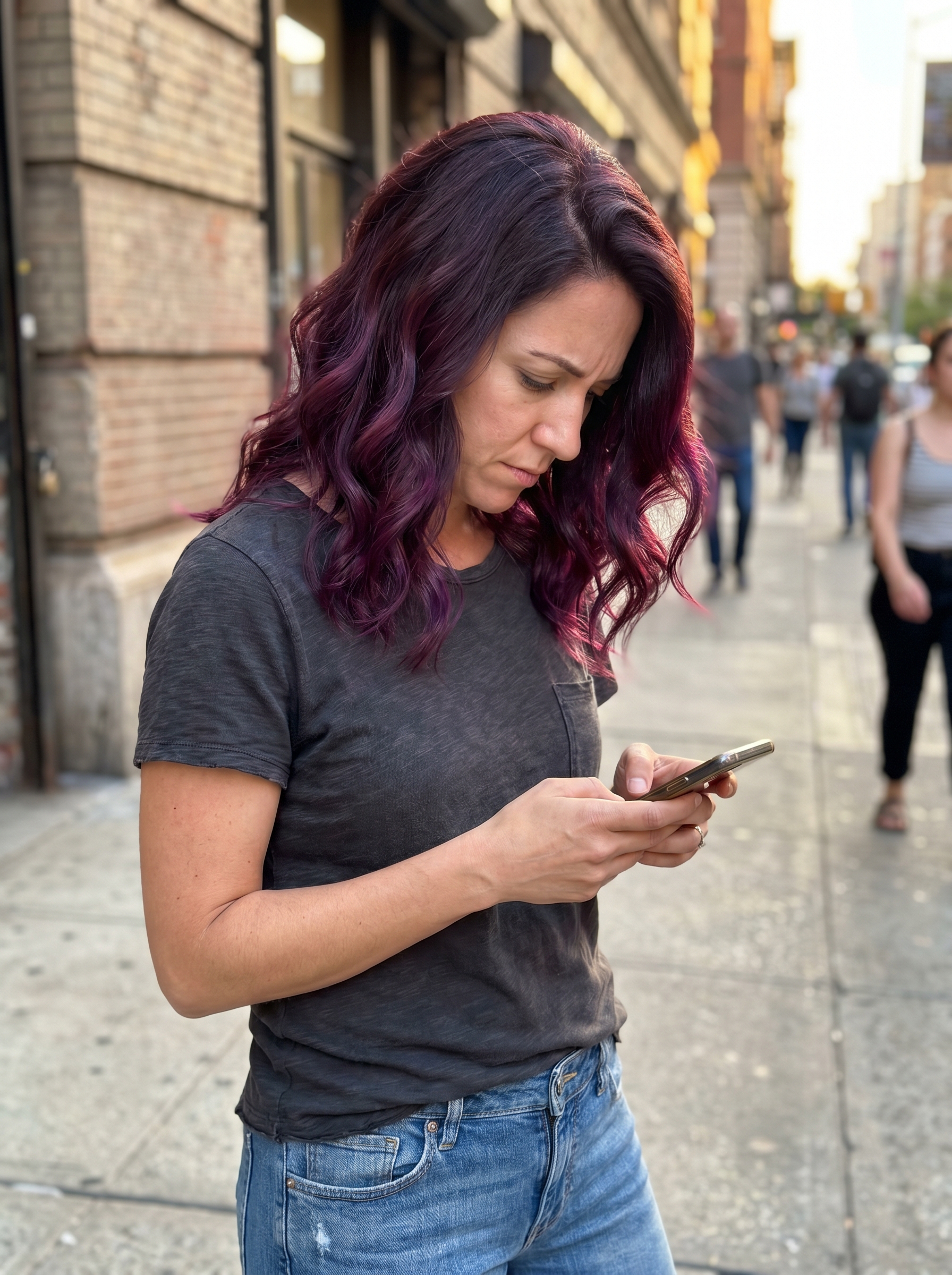 Velvet Plum Glaze — dark summer hair ideas 2026 inspiration