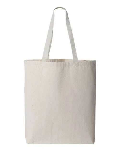 bag 11L Canvas Tote with Contrast-Color Handles - Q4400 Natural/ Natural / One Size Leatherwood Trading Post $14.55