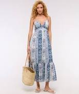 dress Abercrombie & Fitch Women's Bra-Free Flowy Tie-Back Maxi Dress Abercrombie & Fitch $39.97