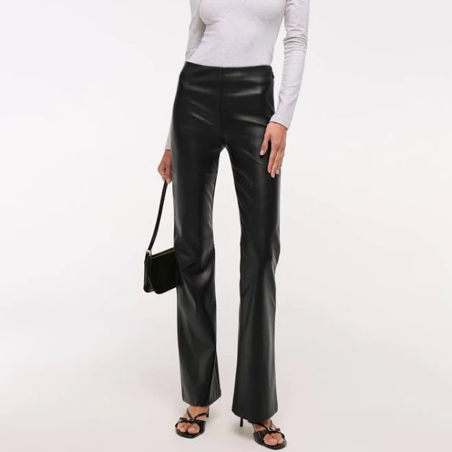 pants Abercrombie & Fitch Women's High Rise Slim Boot Vegan Leather Pants Abercrombie & Fitch $59.99