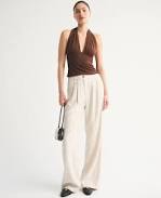 pants Abercrombie & Fitch Women's Sloane Linen-Blend Wide Leg Pants Abercrombie & Fitch $90
