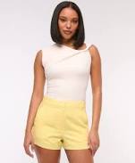 shorts Abercrombie & Fitch Women's Sloane Tailored Linen-Blend Shorts Abercrombie & Fitch $19.97