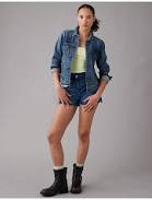 jacket AE Strigid Classic Denim Jacket American Eagle Outfitters $20.98