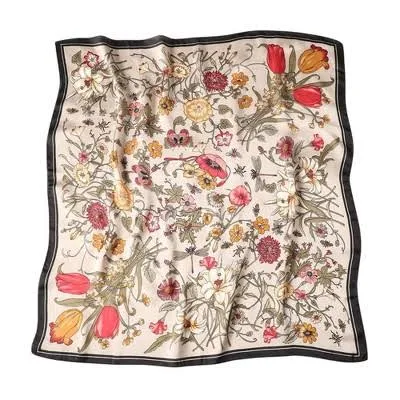 tool Anna-Kaci Women's Floral Print Satin Square Scarf Target $16.99