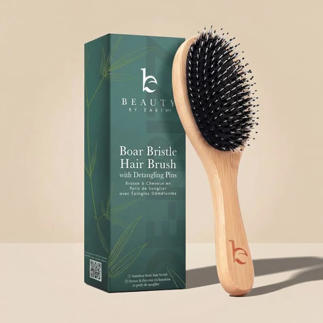 tool Beauty by Earth Boar Bristle Hair Brush Beauty by Earth $19.99