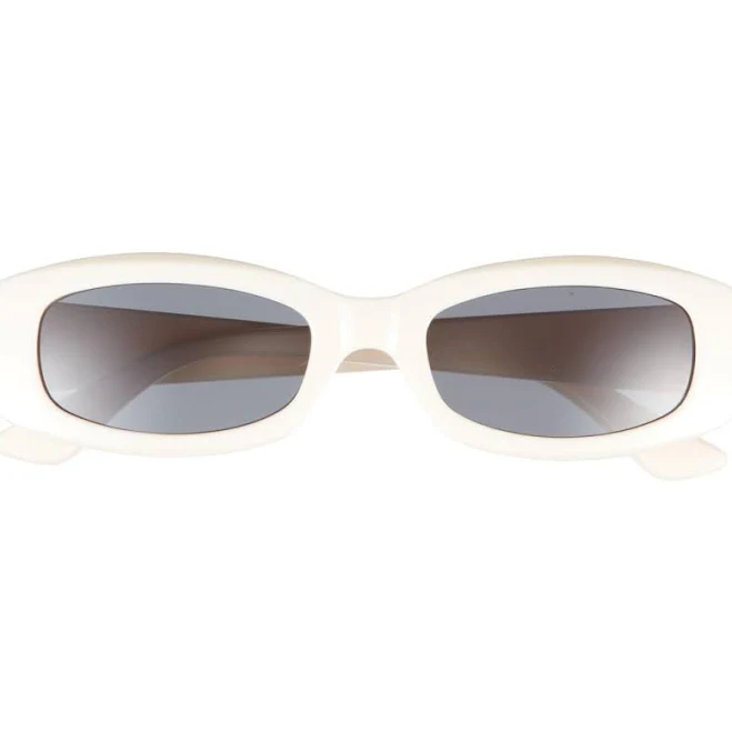 accessory BP. Slim Rectangular Sunglasses in Ivory at Nordstrom Nordstrom $15