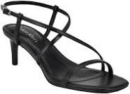 shoes Calvin Klein Women's Ishaya Strappy Low Stiletto Sandals Macy's $69.3