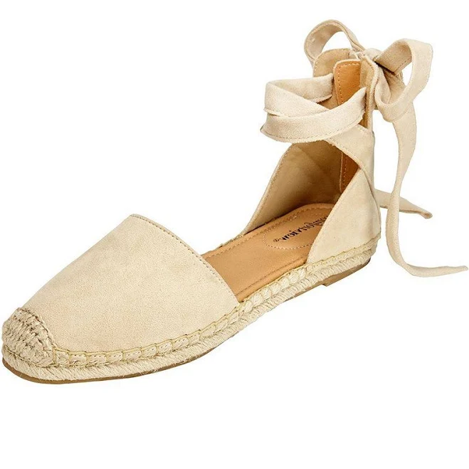 shoes Comfortview Women's The Shayla Flat Espadrille, Size: 8 XW, Light Tan Kohl's $53.99