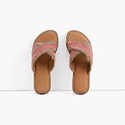 shoes Coral Crush Hand Beaded Slide Sandals 40 America & Beyond $88