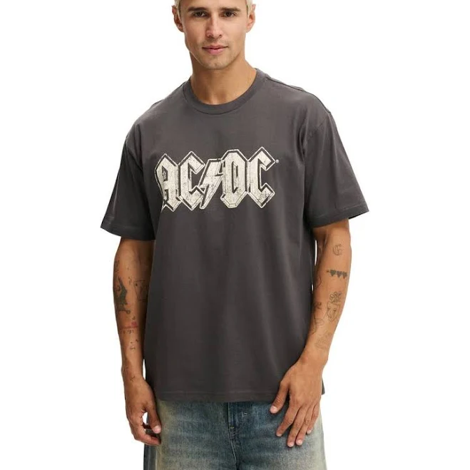 top Cotton On Men's Loose Fit ACDC T-Shirt Nordstrom $37.49