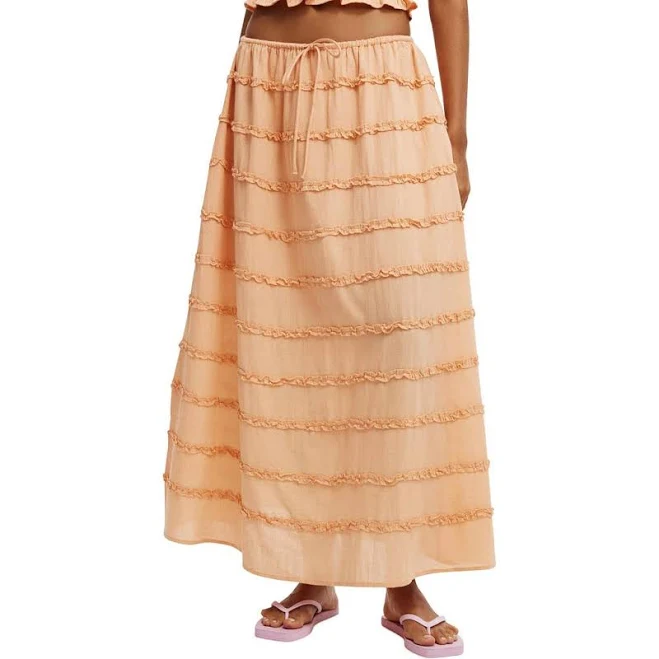 skirt Cotton On Women's Jet Set Tiered Maxi Skirt Nordstrom $48.99