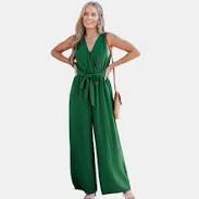 jumpsuit Cupshe Women's Elegant Sleeveless V-Neck Wide Leg Jumpsuit Target $39.99