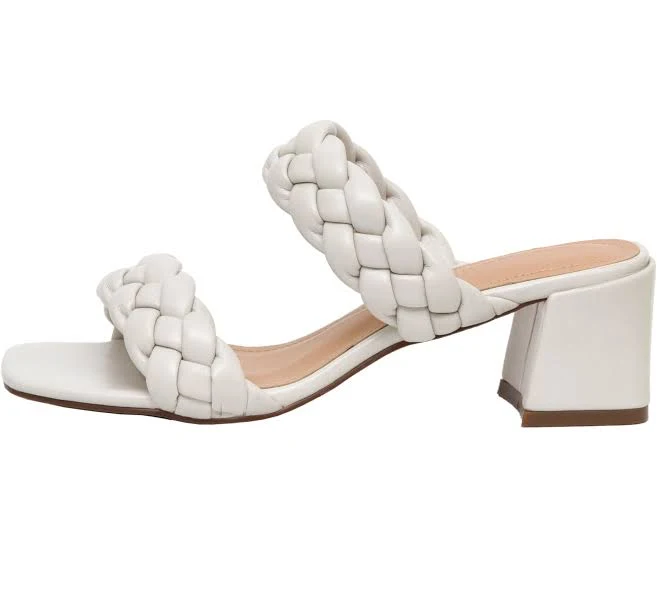 shoes Cushionaire Women's Onyx Braided Heel Sandal +Memory Foam Cushionaire $44.99