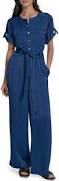 jumpsuit DKNY Women's Glazed Dressing Snap-Front Utility Jumpsuit Nordstrom $159
