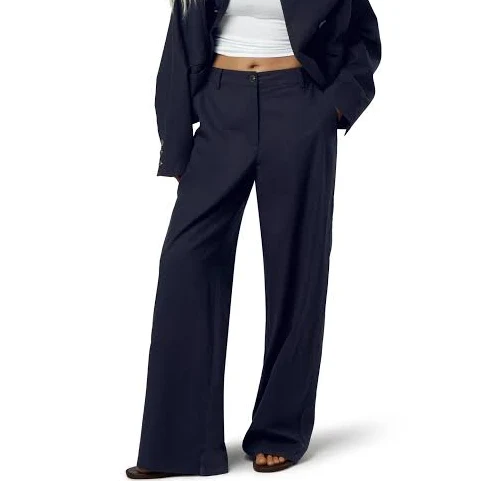 pants Emmie Straight Leg Linen Trousers Sisters and Seekers $55