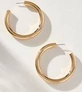 accessory Ettika Thick Classic Hoop Earrings Anthropologie $40