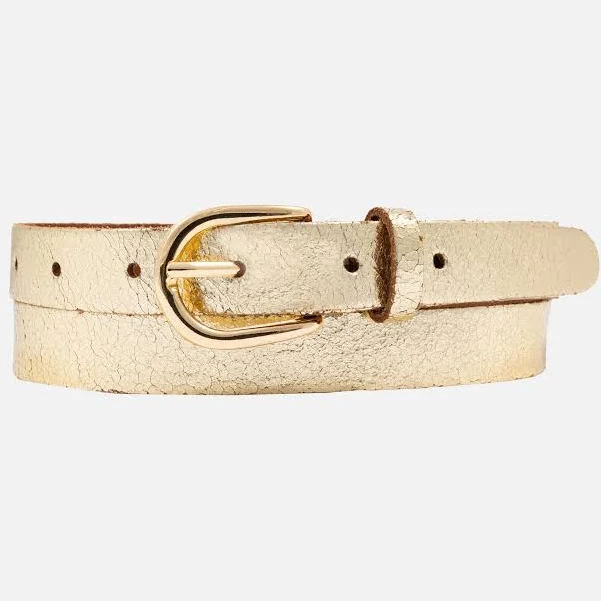 accessory Eva Metallic Leather Belt Amsterdam Heritage $55