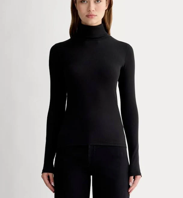 top Everlane Luxe Rib Turtleneck Everlane $58