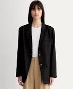 outerwear Everlane Oversized Stretch Linen Blazer Everlane $198