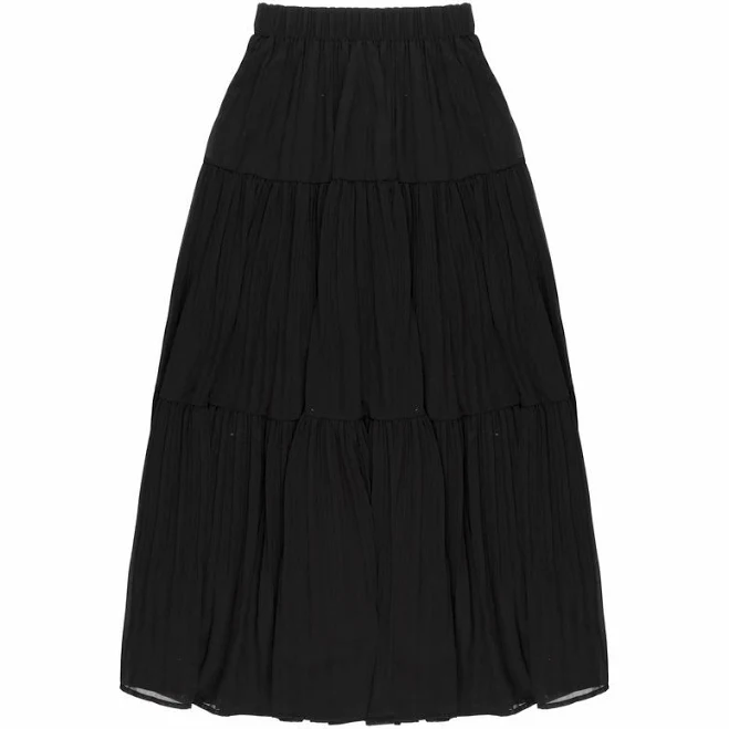 skirt Forever 21 Women's Tiered Chiffon Maxi Skirt Forever 21 $19.99