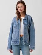 jacket Gap Women's Oversized Icon Denim Jacket Gap $69