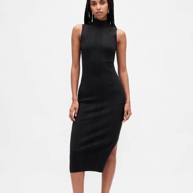 dress Gap Women's Rib Midi Sweater Dress Gap $31