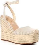 shoes Gianni Bini Scottie Raffia Jute Platform Espadrille Wedge Dillard's $119.99