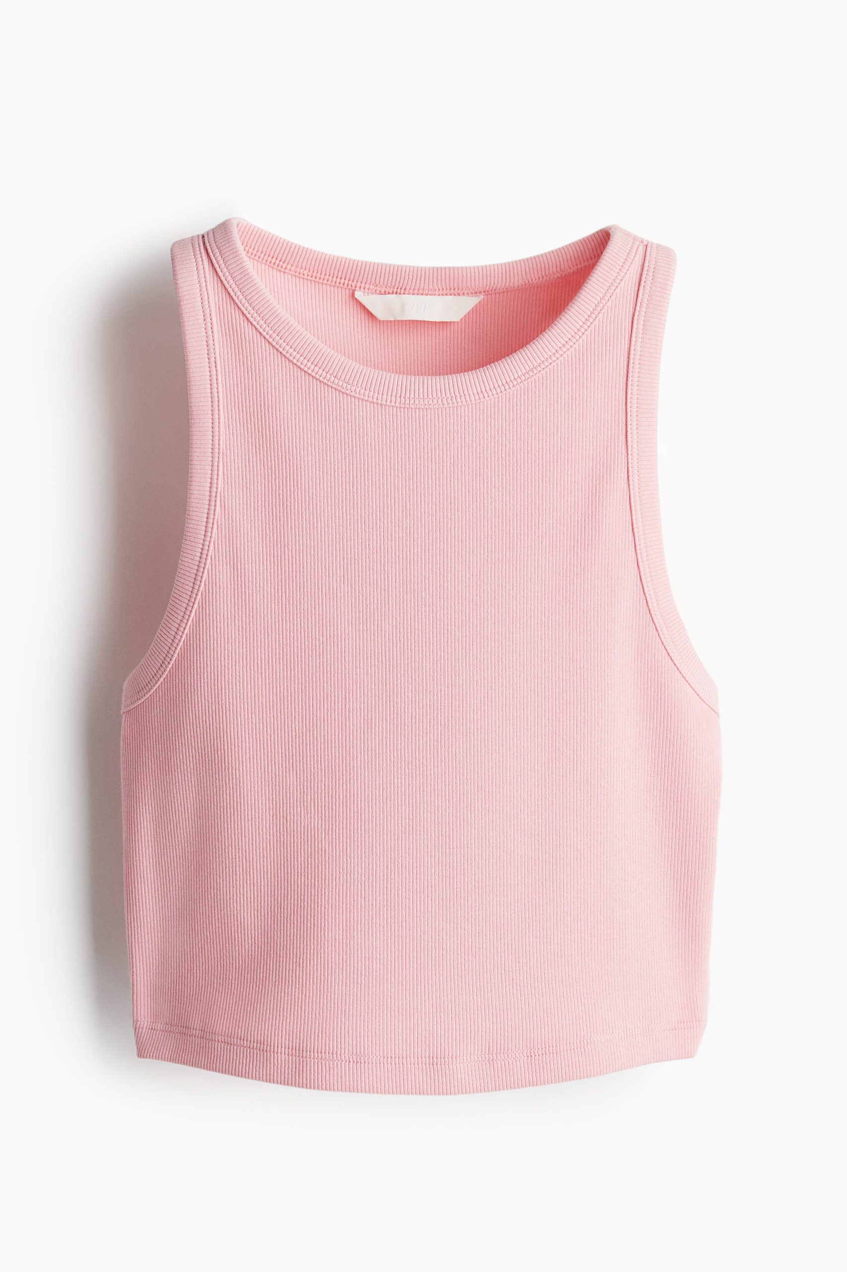 top H&M Ladies Cropped Ribbed Tank Top H&M $6.99