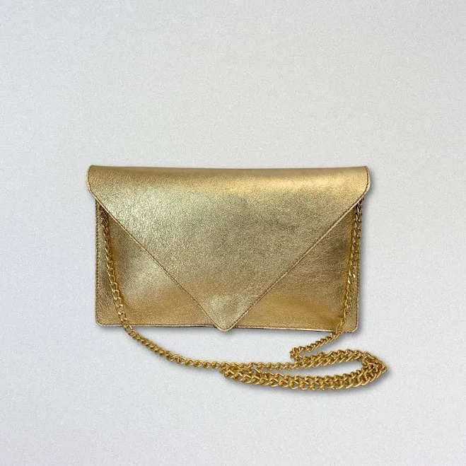 bag Handmade Leather Envelope Clutch with Wristlet Etsy - JUANJOgallery $183.64