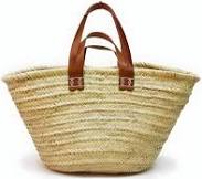 bag Handwoven Straw Tote Bag with Dual Leather Handles Marrakeche Crafts $75