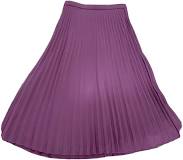 skirt J.crew Pleated Midi In Wisteria Purple Satin A-line Skirt As 2p eBay $40