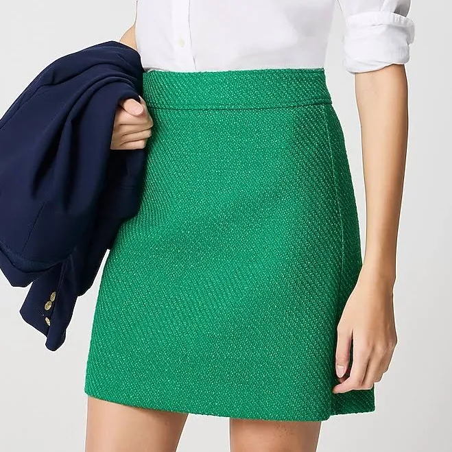 skirt J.Crew Women's Tweed A-Line Skirt J.Crew Factory $64.99