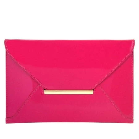bag JNB Fabianny Women's Faux Patent Leather Envelope Candy Clutch Bag Walmart - Fabianny $42.95