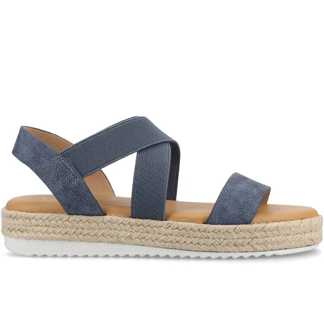 shoes JOURNEE Collection Caroline Platform Espadrille Sandals DSW $39.99