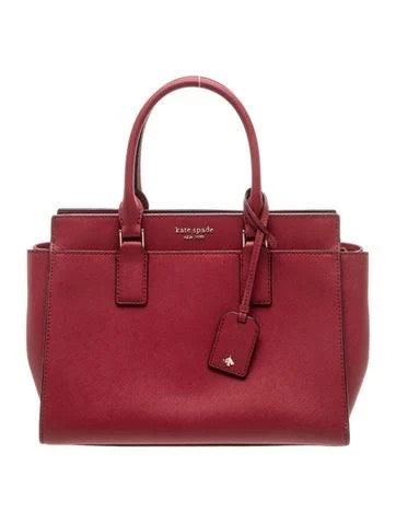 bag Kate Spade New York Saffiano Leather Top Handle Bag in Red The RealReal $45