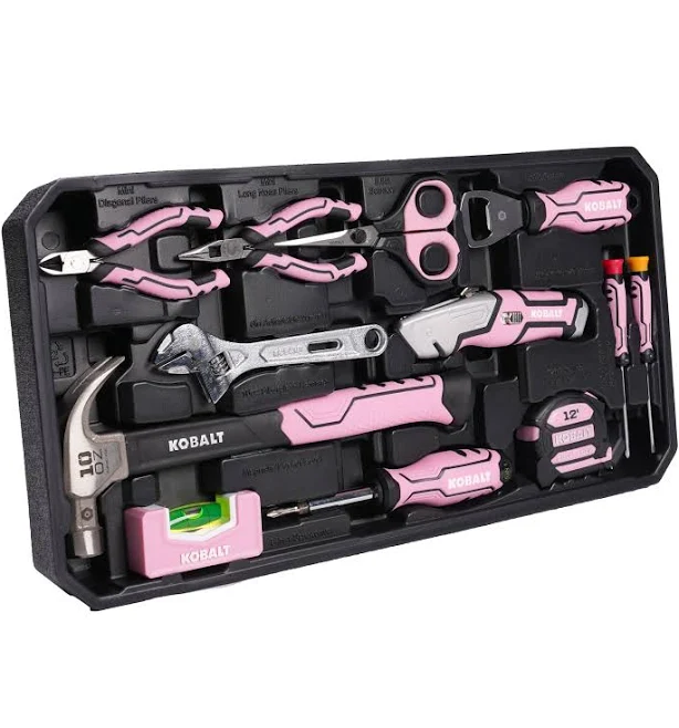 tool Kobalt 20 -Piece Pink Household Tool Set with Hard Case Lowe's $43.98