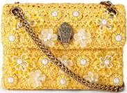 bag Kurt Geiger London Raffia Mini Kensington Convertible Crossbody Bag Dillard's $238