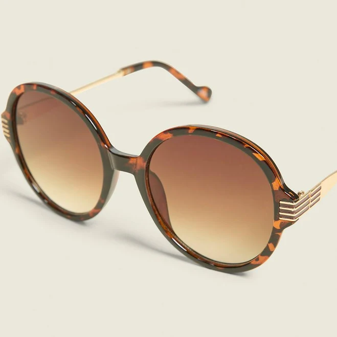 accessory Lane Bryant Women's Plus Size Round Tortoiseshell Sunglasses Lane Bryant $26.95